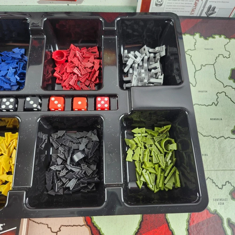 RISK Board Game 100% COMPLETE 2008 Area Control Strategy Game - Picture 3 of 11